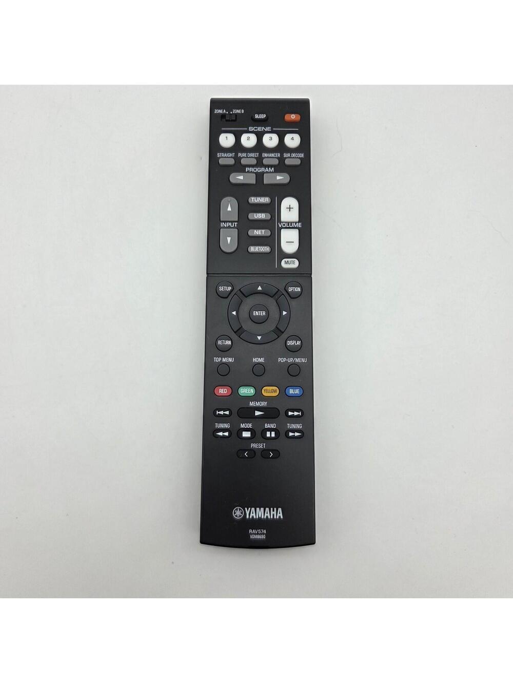 Genuine Yamaha RAV574 VDM8690 Remote Control RX-V4A Audio Receiver OEM - Tested